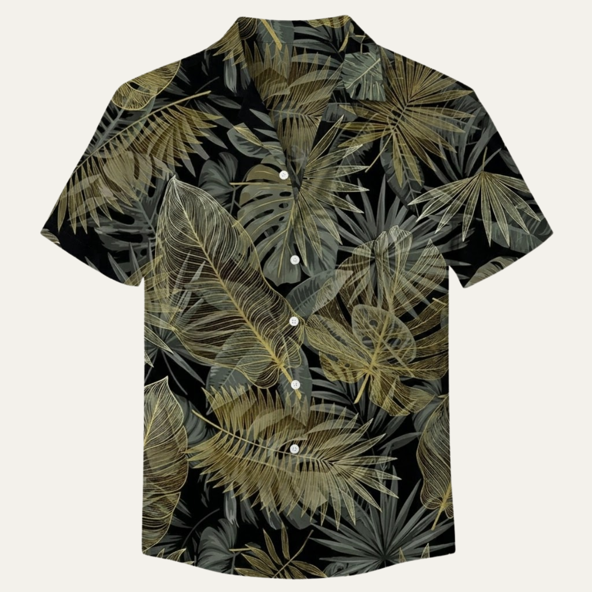 The Silverhill Ridge Men’s Summer Tropical Coconut Print Hawaiian Beach Shirt
