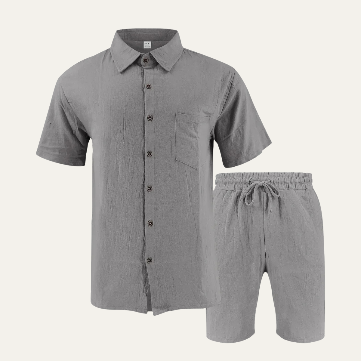 The Silverbrook Men’s Casual Retro Beach Set – Shirt &amp; Shorts