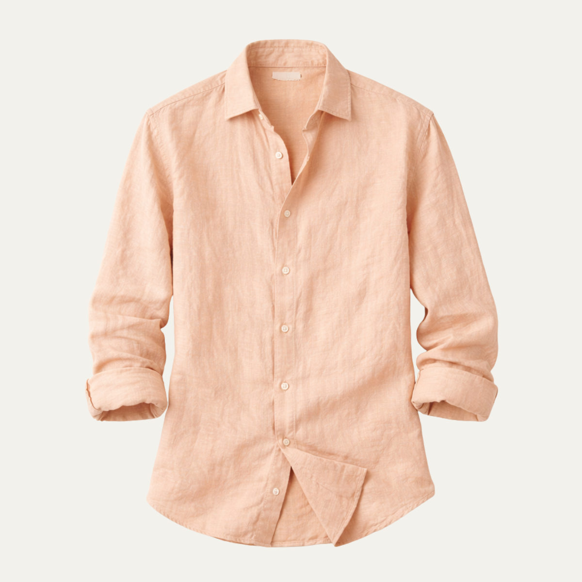 The Alderton Men’s Linen Lightweight Turn Down Collar Casual Shirt