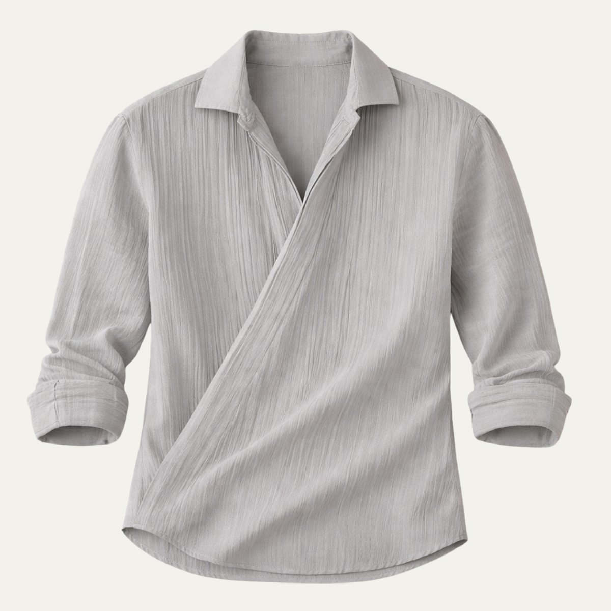 The Devonshire Men’s Slim Fit Business Dress Shirt – Gray