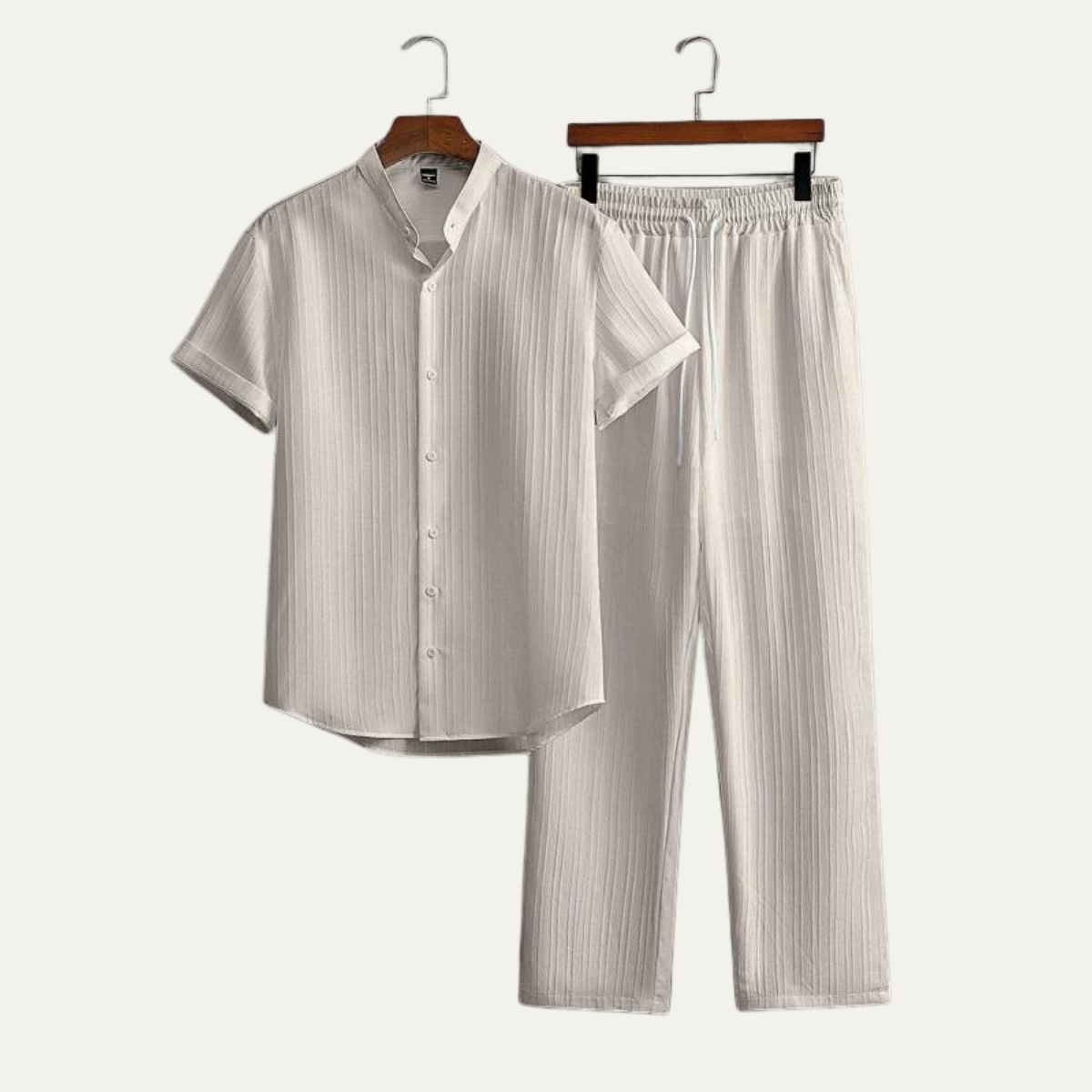 The Ashwood Hill Men’s Linen Summer Casual Set – Shirt &amp; Pants