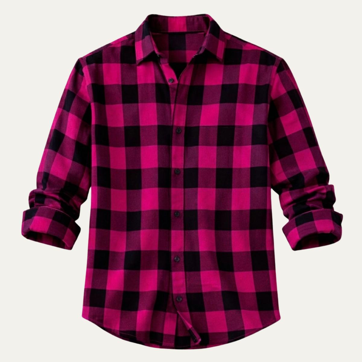 The Desenzano Men’s Trendy Plaid Button-Up Shirt