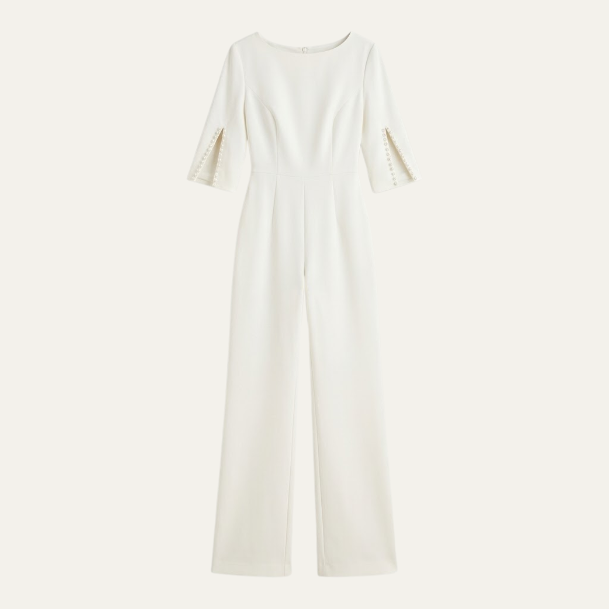 Women's Elegant Tailored Wide Leg Jumpsuit