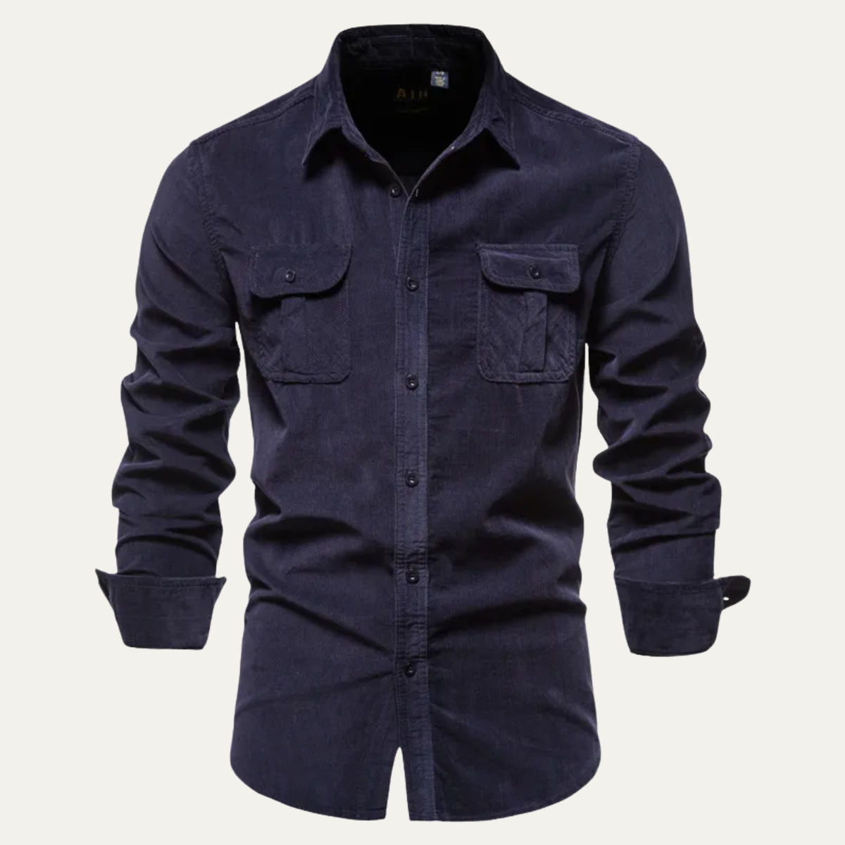 The Lecce Men’s Casual Button Up Corduroy Shirt
