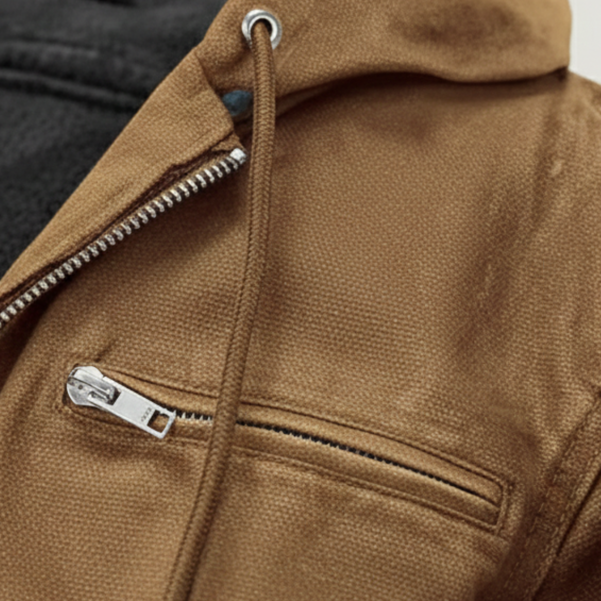 The Briarbrook Men’s Warm Fleece Lined Retro Hooded Jacket