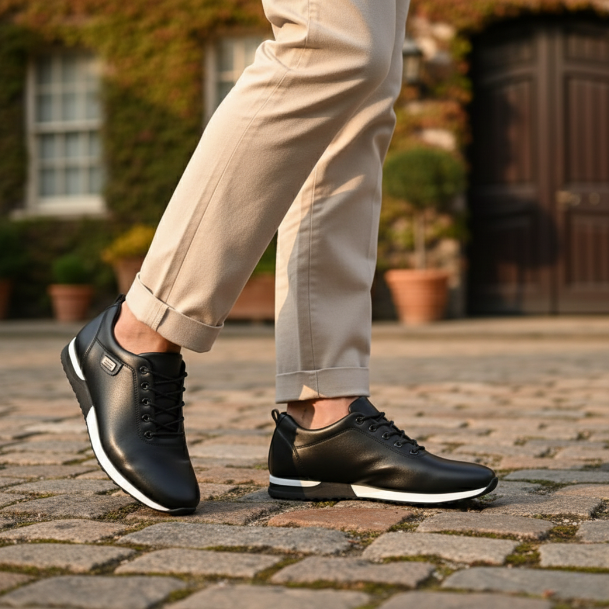 The Bond Street Men’s Shoes Leather Sneakers