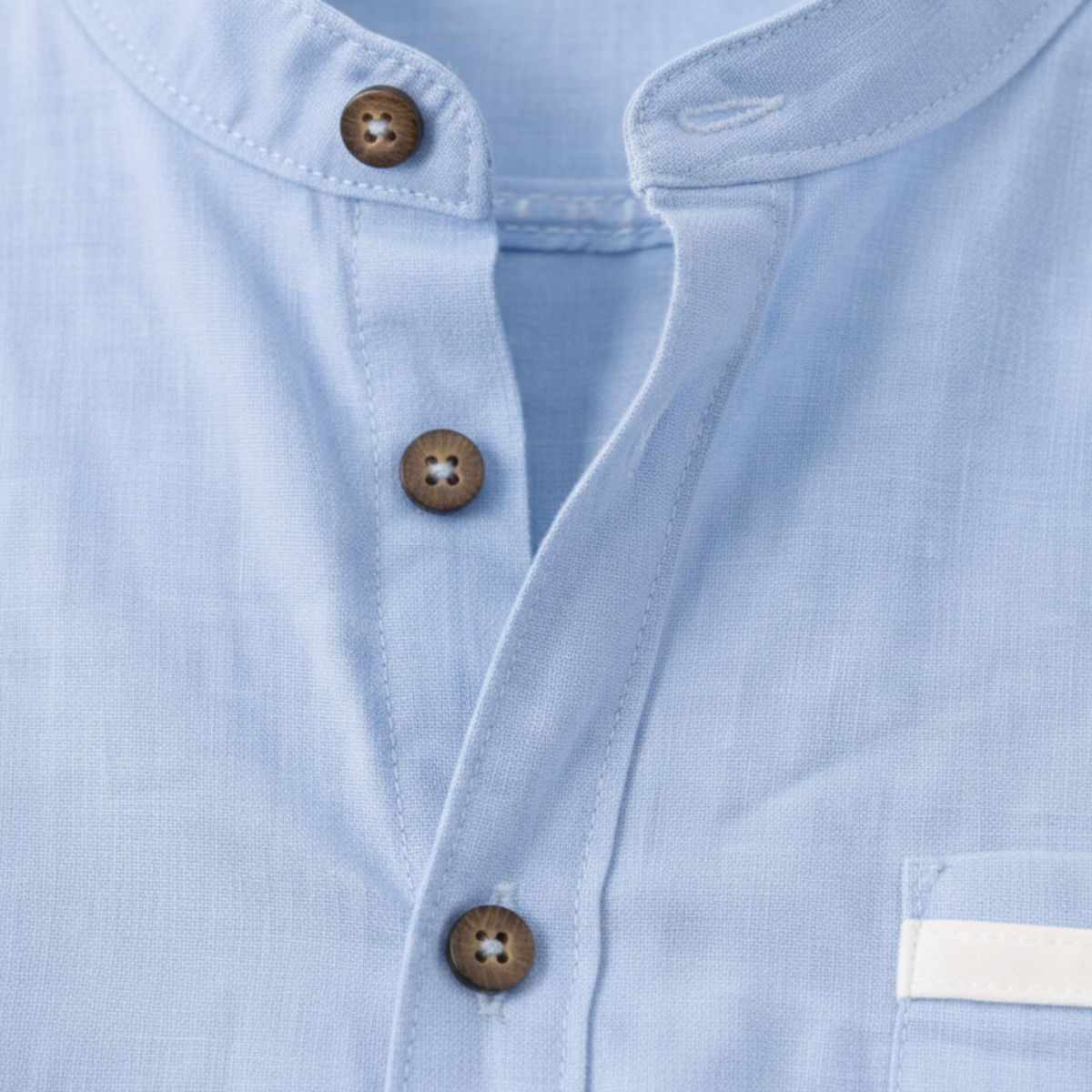 The Silverhaven Ridge Men’s Standing Collar Business Button Up Shirt