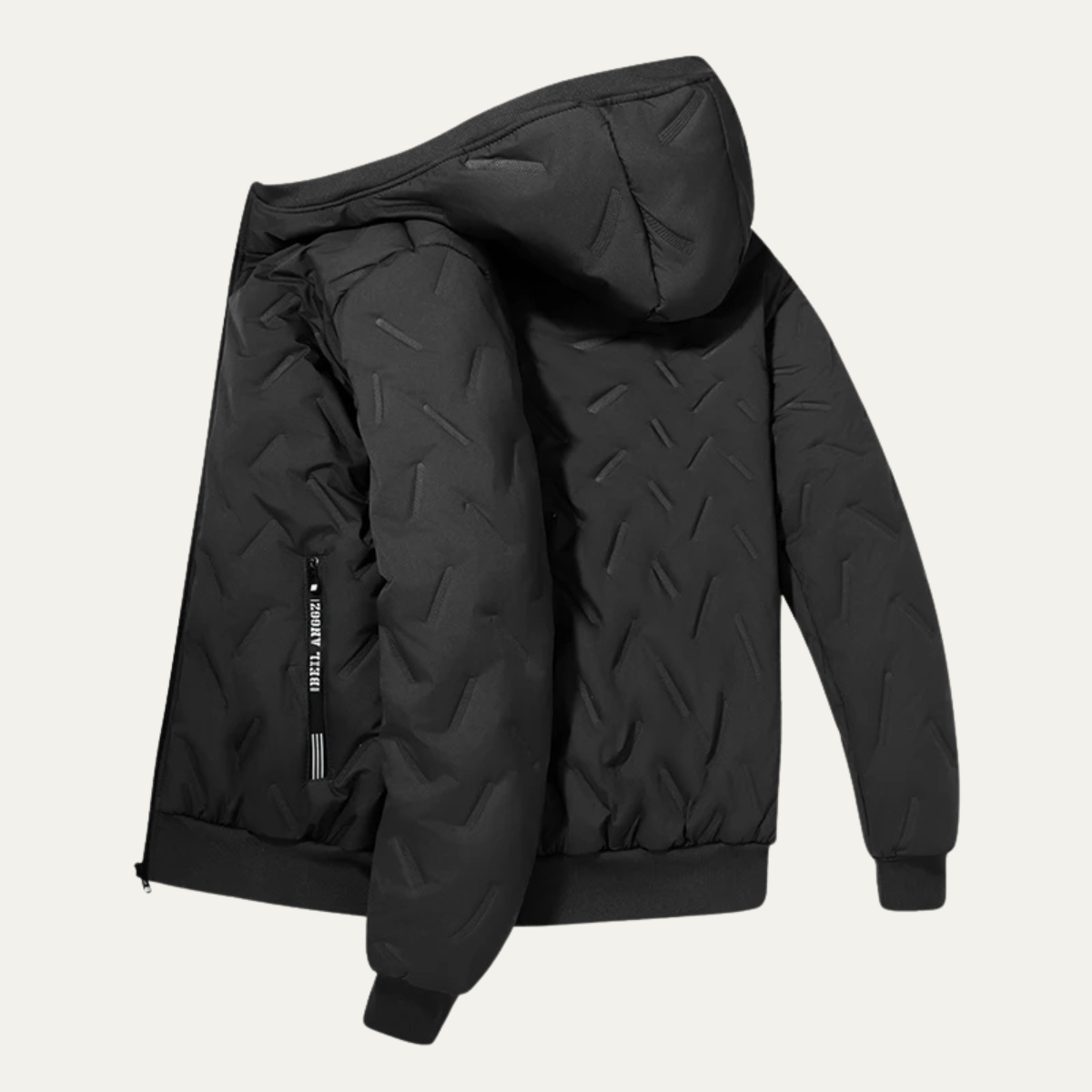 The Fairmont Hill Men’s Thermal Fleece Windproof Hooded Jacket