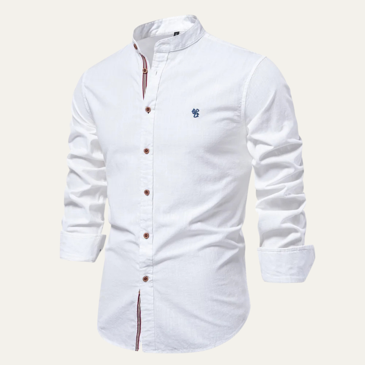 The Pisa Marina Men’s Casual Cotton Linen Business Shirt