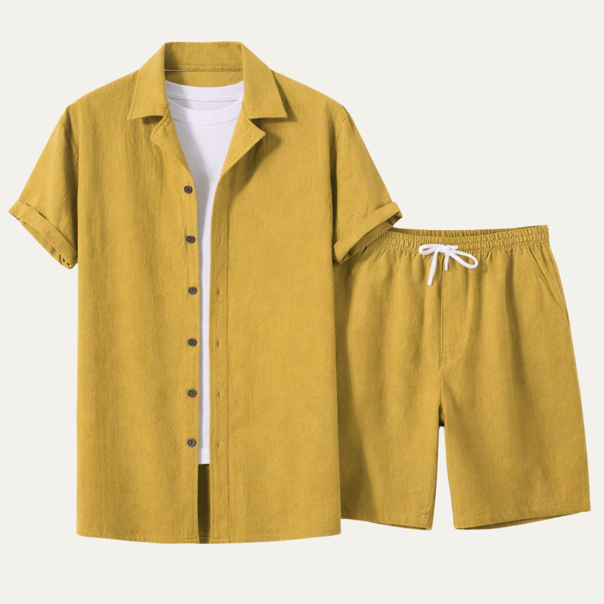 The Stonefield Ridge Men’s Summer Co Ord Set – Shirt &amp; Shorts