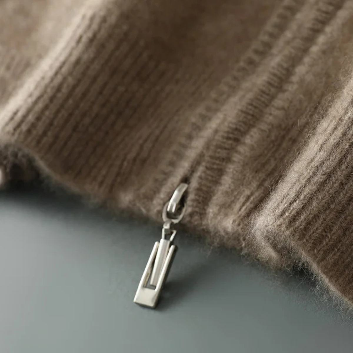 The Antibes Men’s Soft Warm Winter Knit Zip Up Wool Cardigan