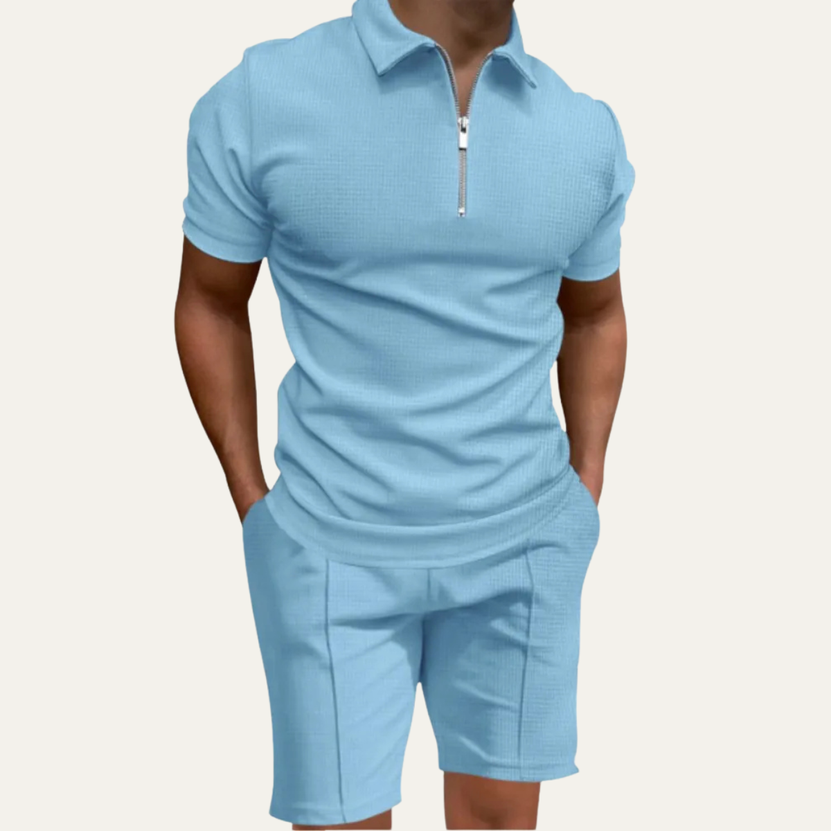 The Eastwood Men’s Summer Trendy Set – Polo Shirt & Shorts