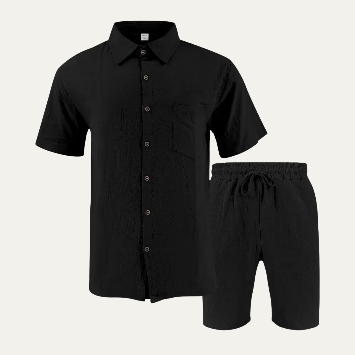 The Kirkwood Men’s Lightweight Summer Short Sleeve Shirt &amp; Shorts Set