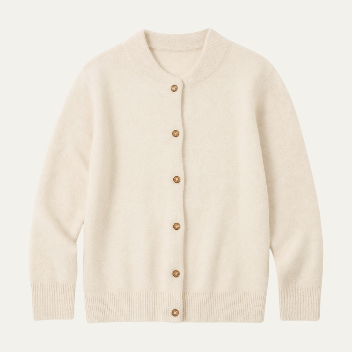 The Coimbra Men’s Elegant Stand Collar Cashmere Cardigan