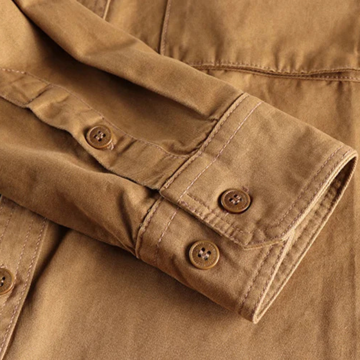 The Bellwood Men’s Vintage Canvas Cargo Shirt Jacket
