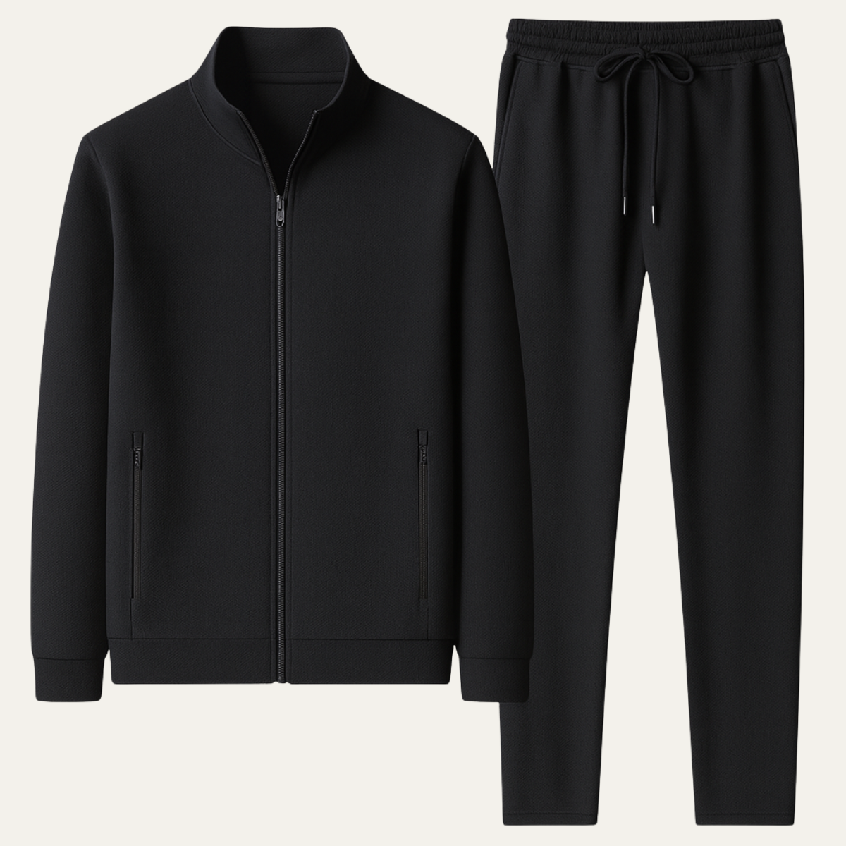 The Campobasso Men’s Slim Fit Tracksuit Set – Zip Up Jacket &amp; Joggers