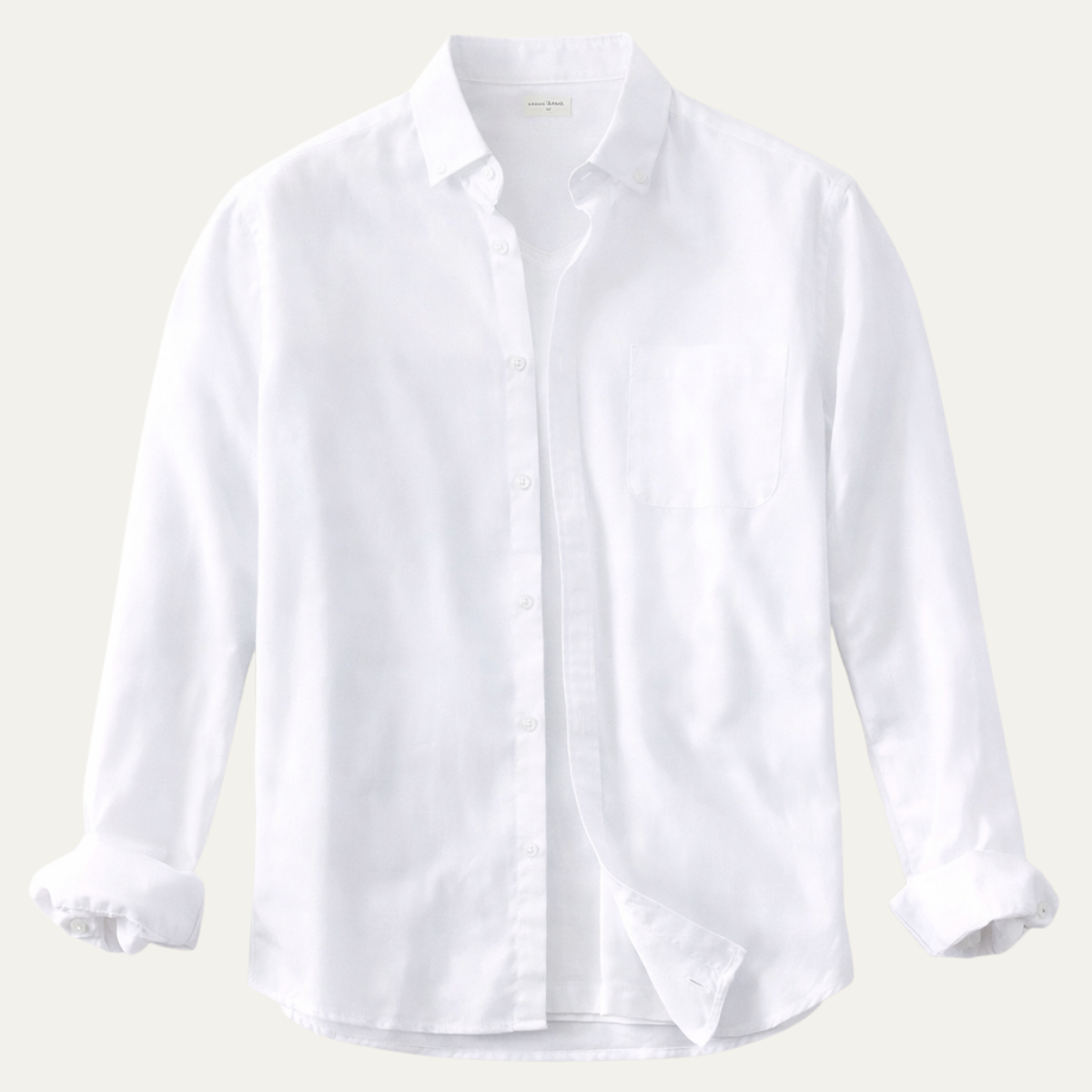 The Brookmoor Men’s Classic Linen Cotton Button Up Shirt