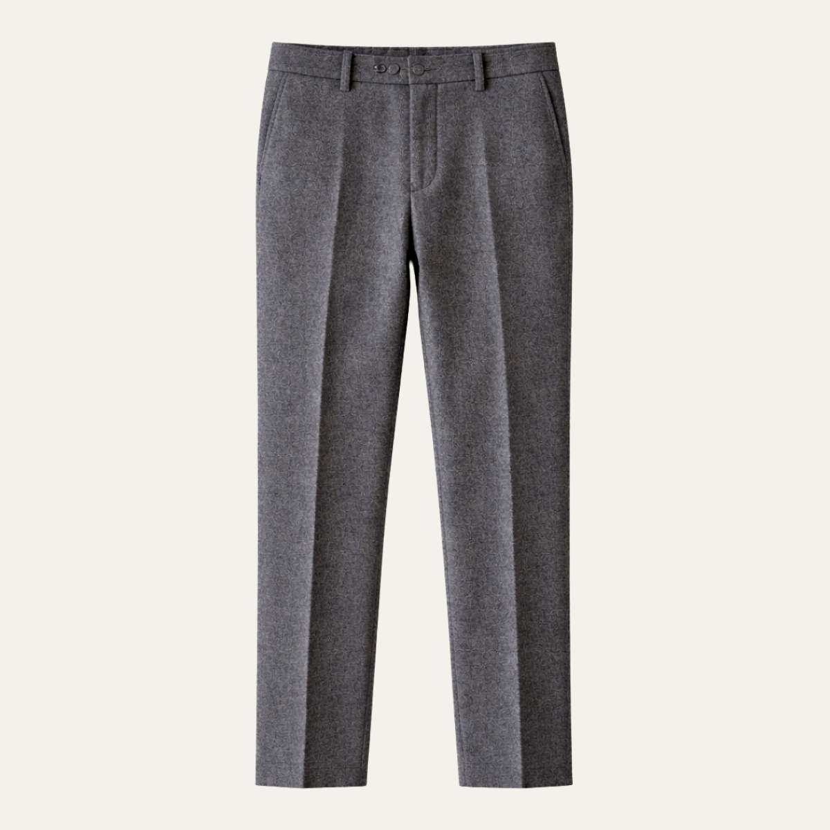The Veneto Men’s Slim Fit Smart Casual Wool Blend Dress Pants