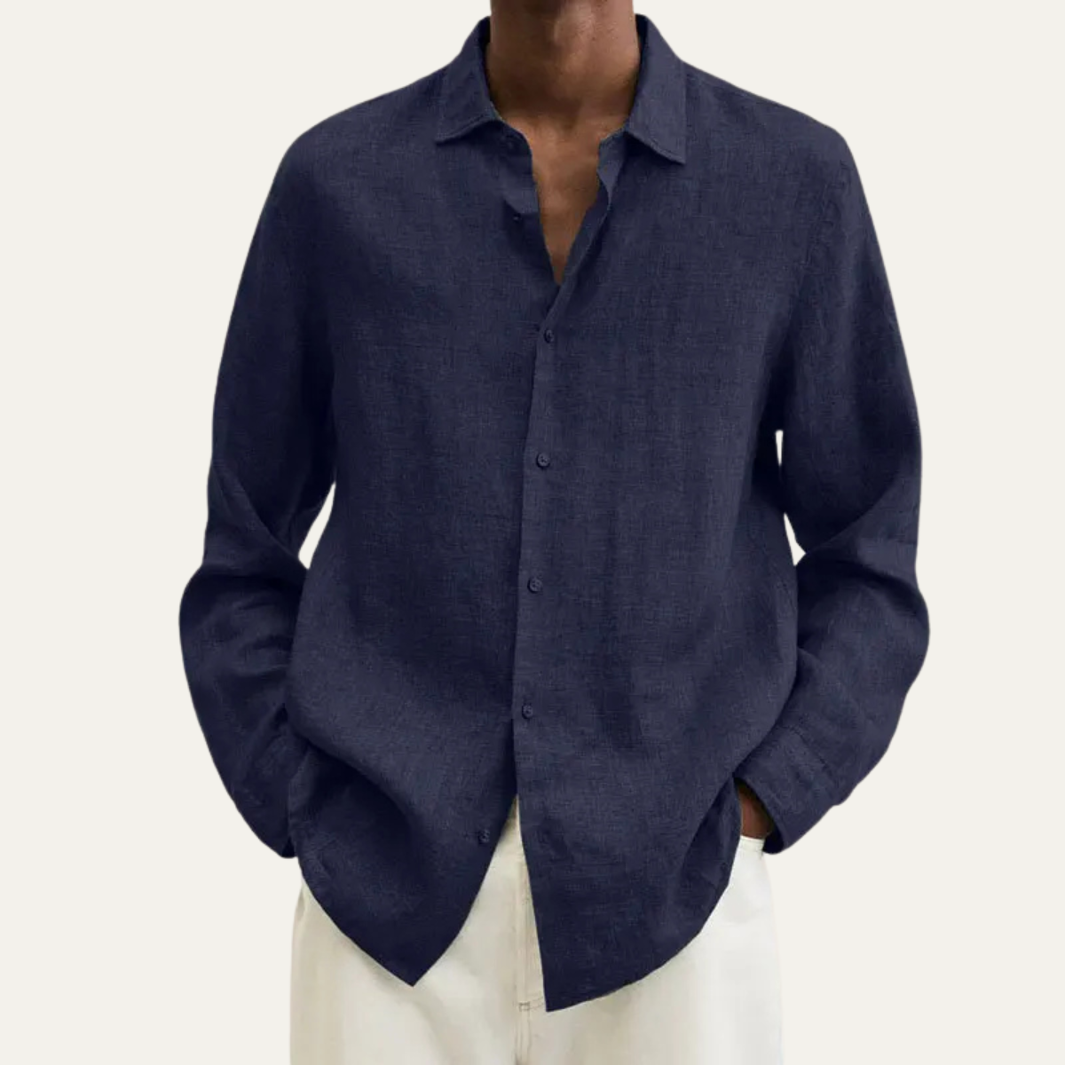 The Edgartown Men’s Casual Breathable Summer Linen Shirt