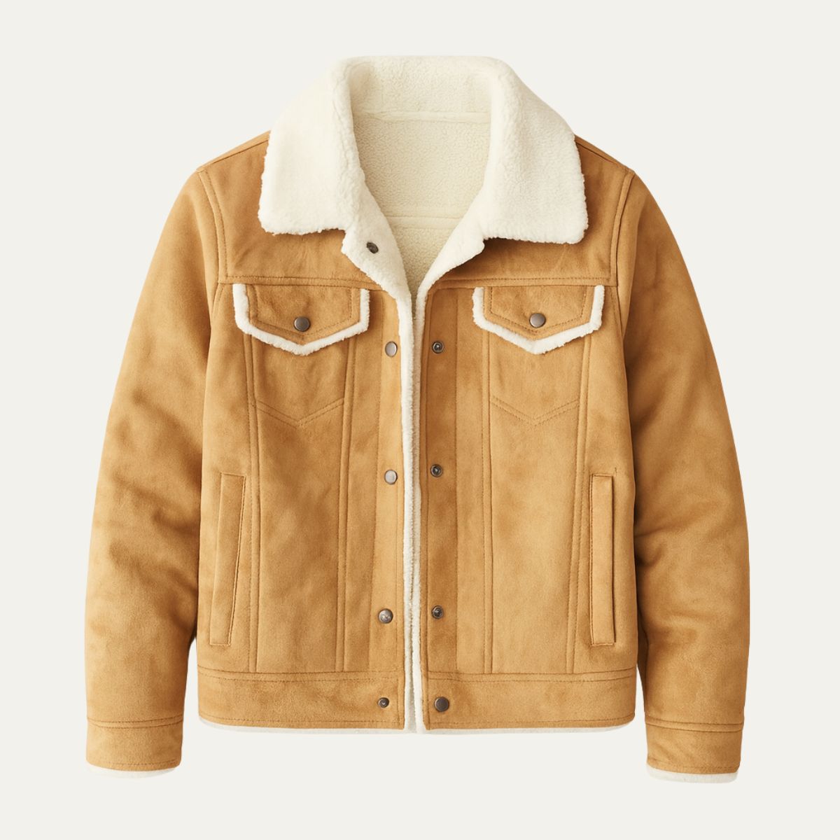 The Quebec Fleece Lined Faux Leather Jacket for Men