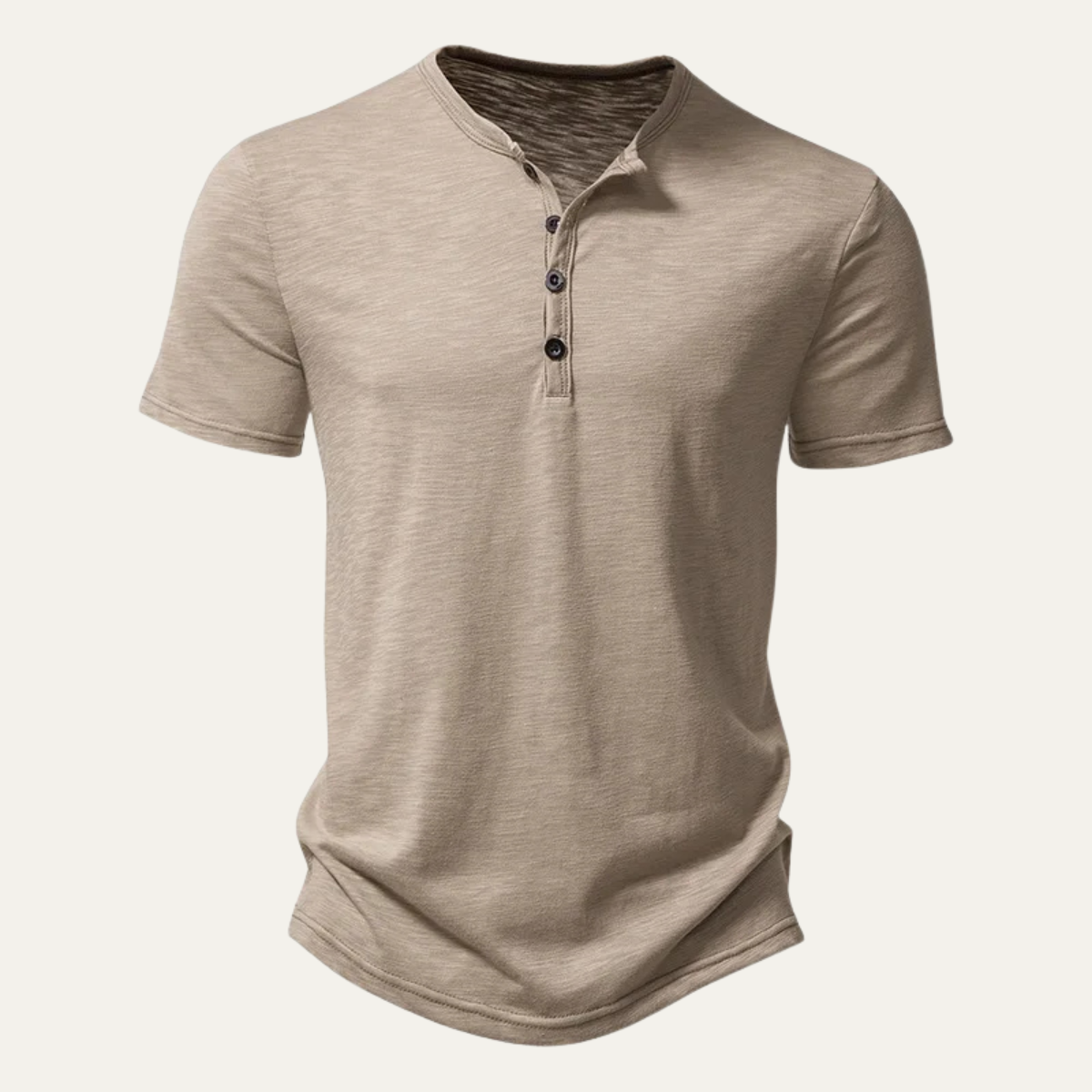 The Windsor Men’s Casual Henley Collar Summer T Shirt
