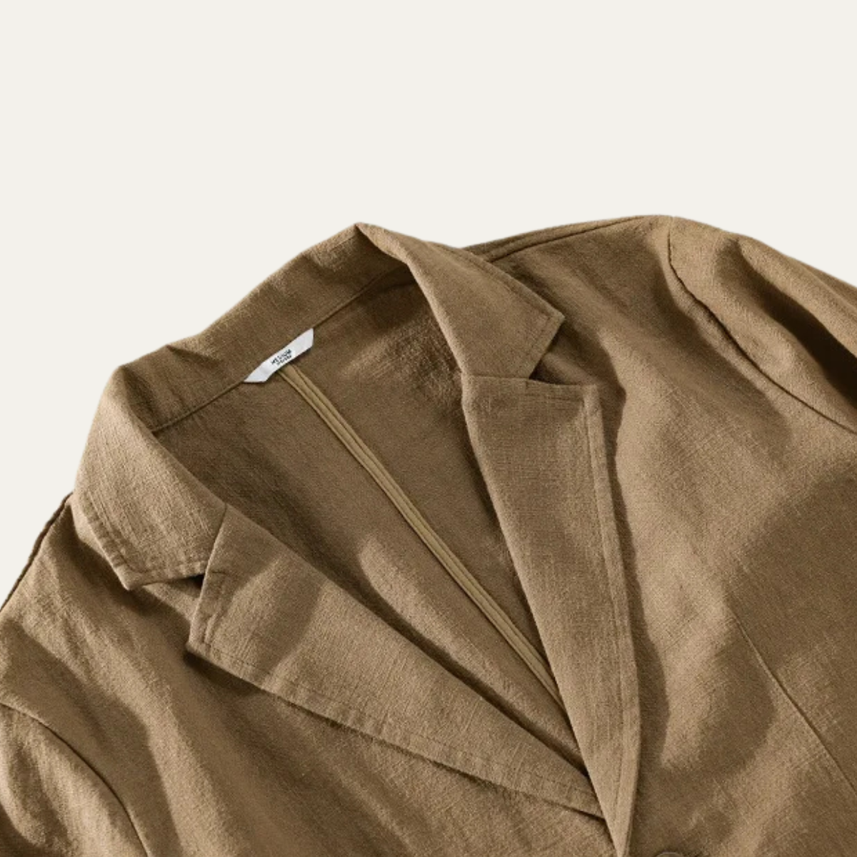 The Elmstead Men’s Men’s olid Color Casual Linen Blazer