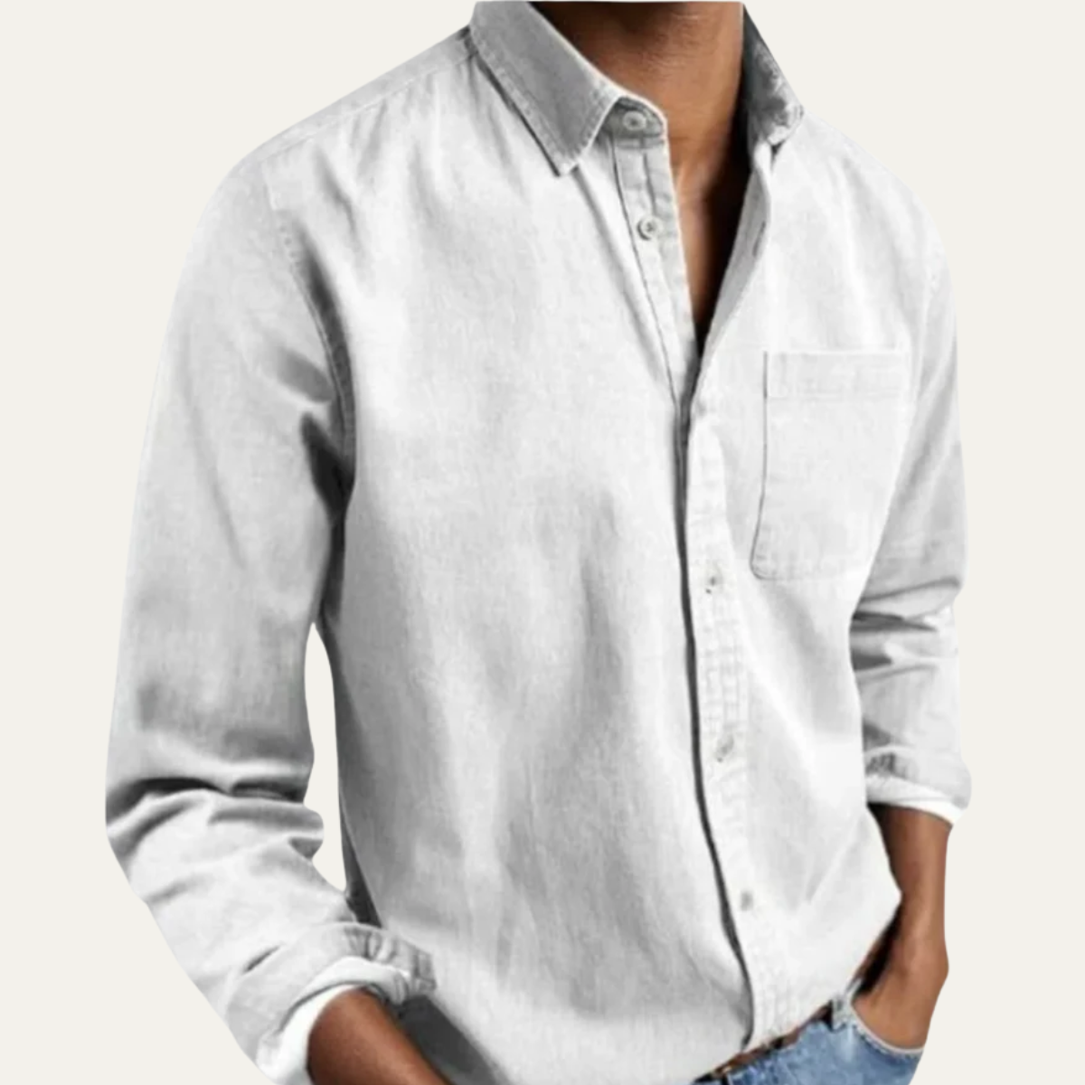 The Ovada Men's Casual Long Sleeve Shirt