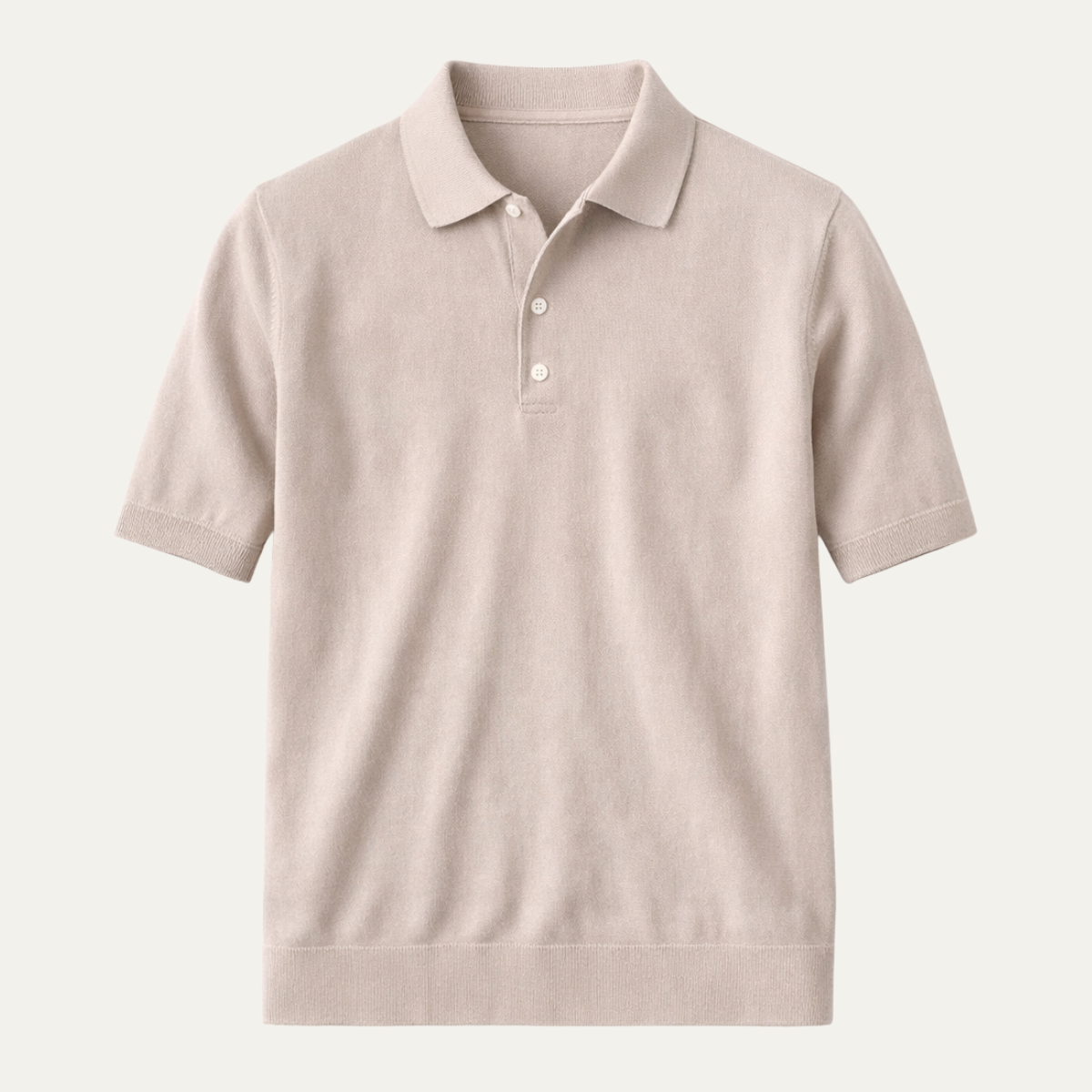 The Otranto Men’s Business Casual Knitted Polo Shirt