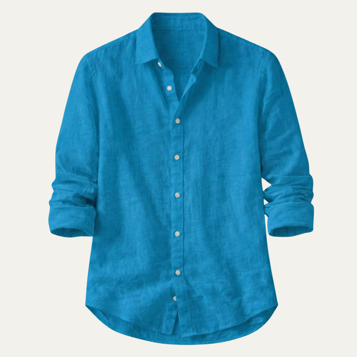 The Silverwood Hill Men's Lightweight Linen Summer Casual Button Up Shirt