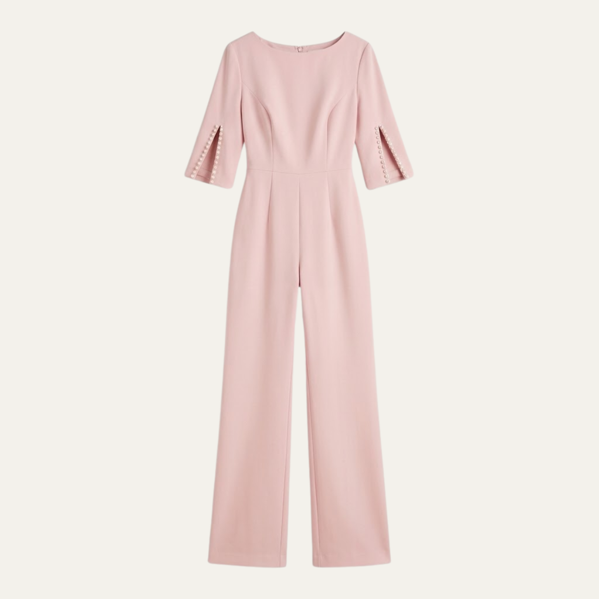 Women's Elegant Tailored Wide Leg Jumpsuit