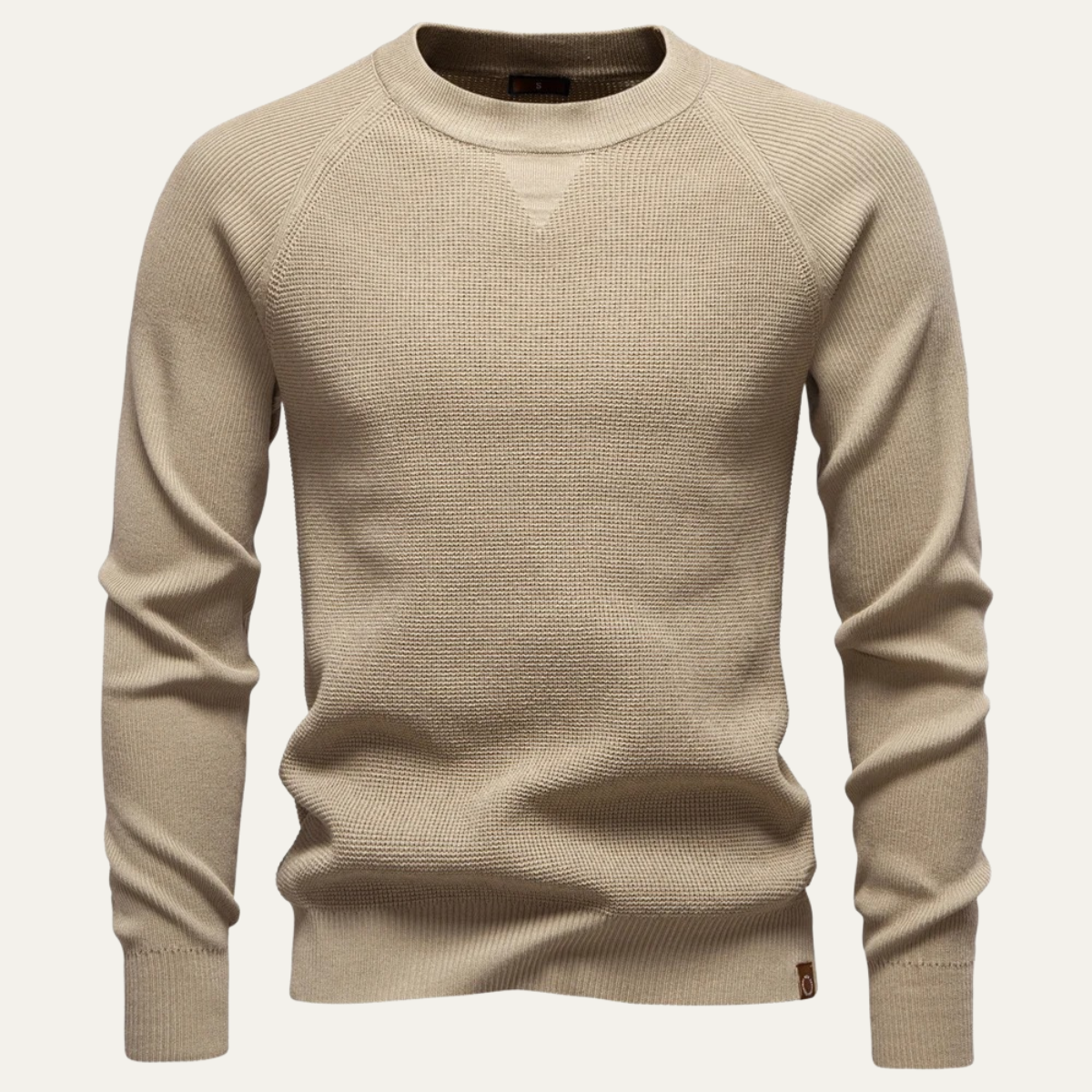 The Anglesey Men's Casual Knitted Crew Neck Sweater