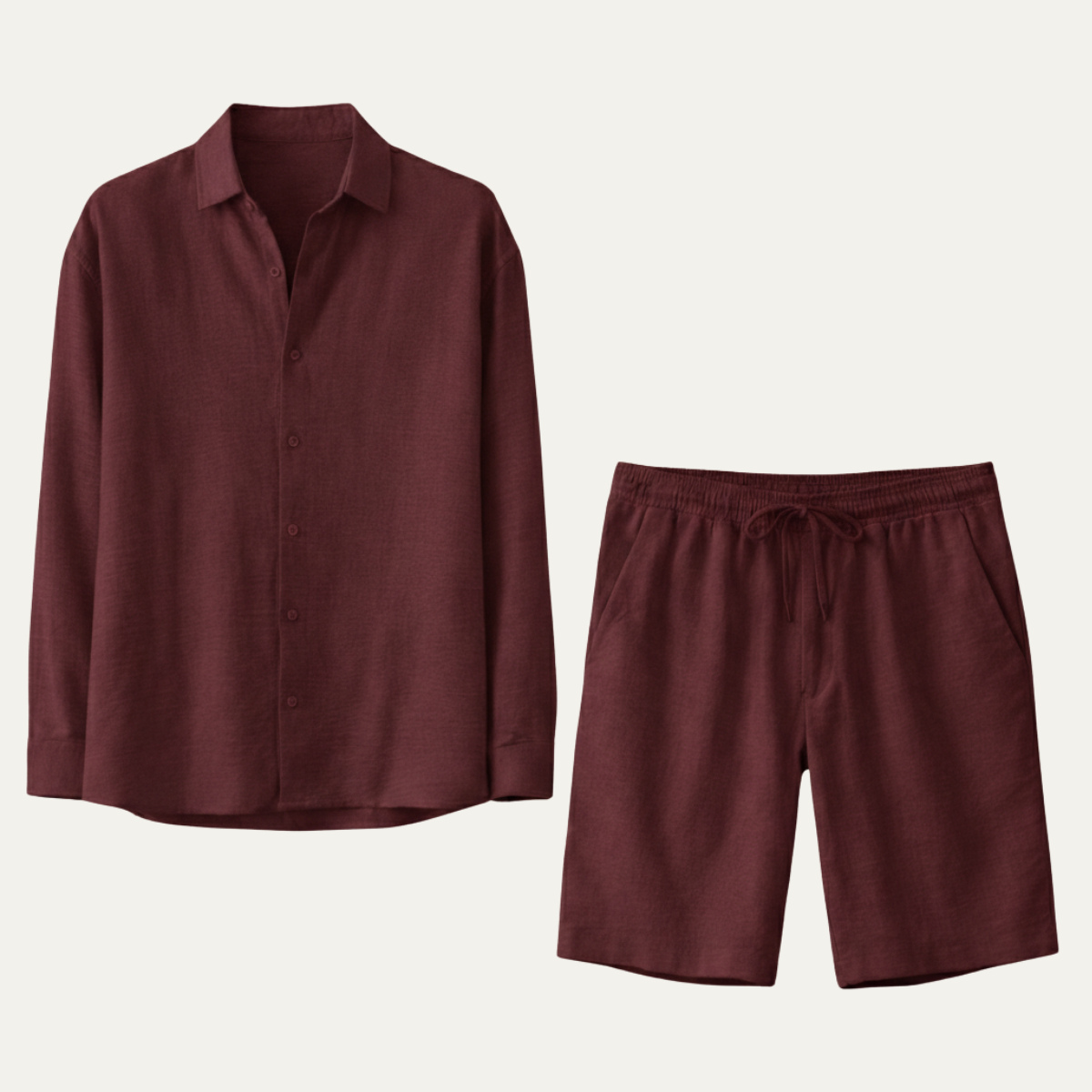The Brighton Men’s Relaxed Oversized Linen Button Up Shirt