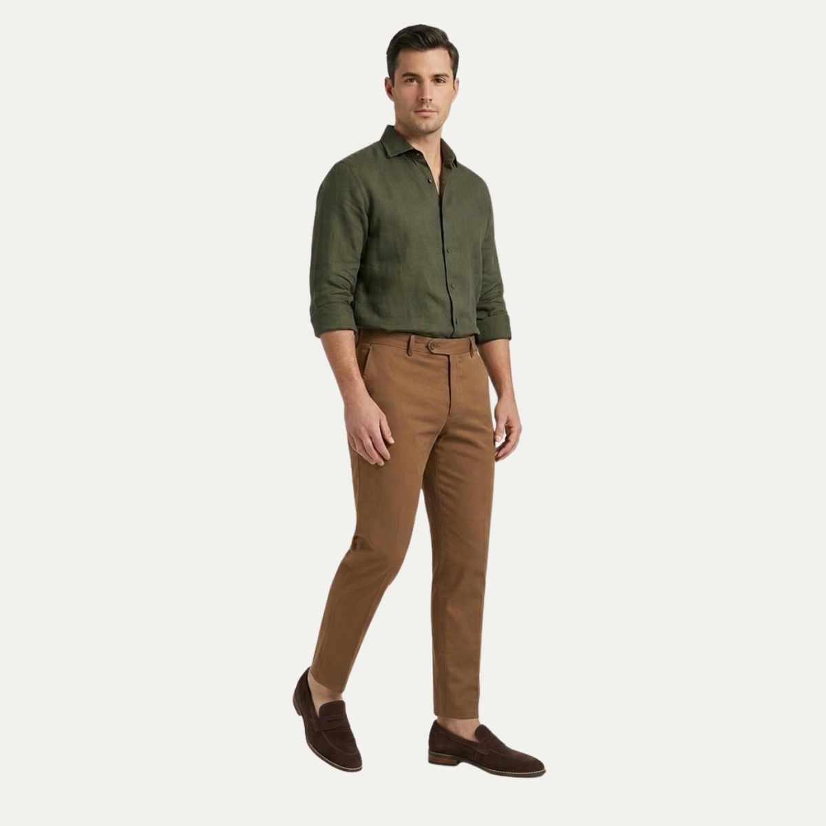 The Limone Men’s Classes Suede Penny Comfort Loafers