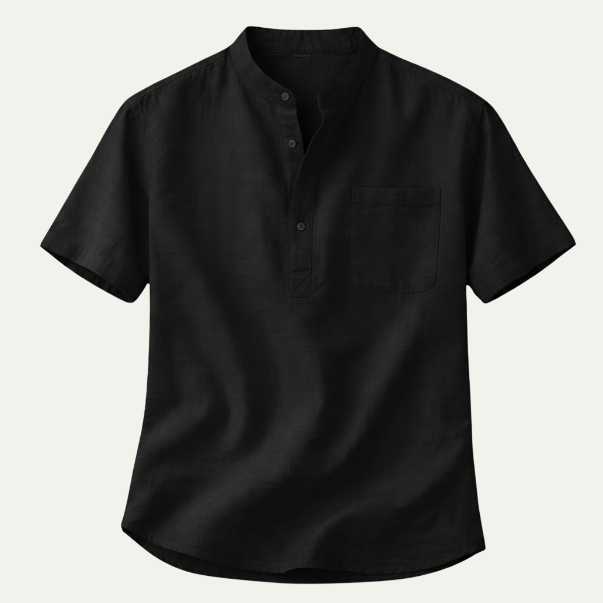 The Sardinia Men’s Casual Linen Henley Summer Shirt