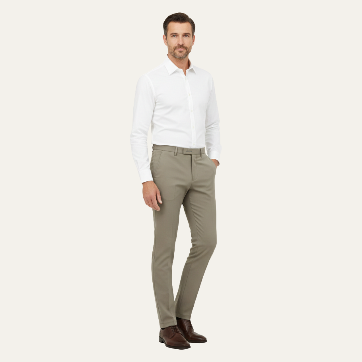 The Silverpark Men’s Slim Fit Stretch Elegant Dress Pants