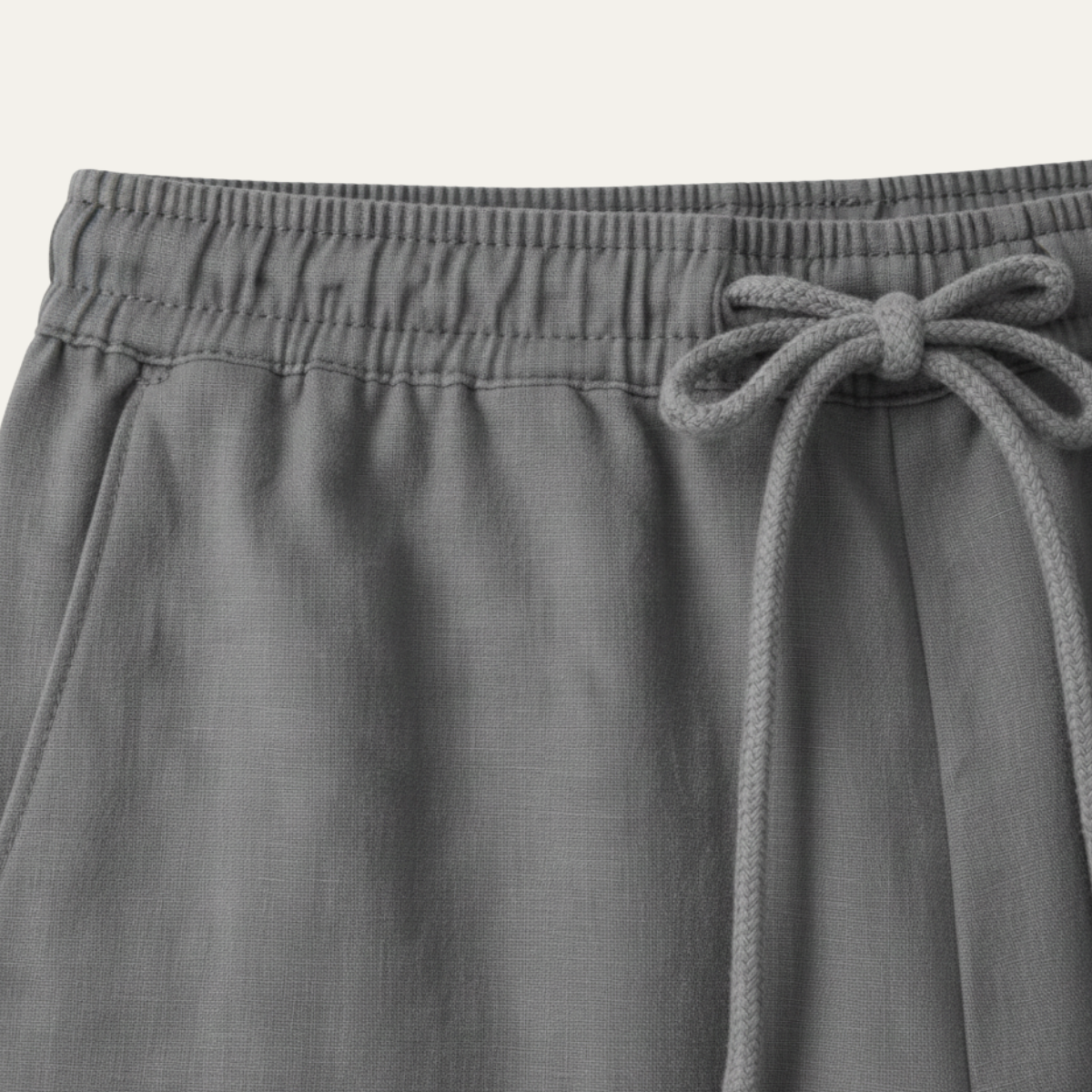 The Cedarbrook Men’s Breathable Relaxed Fit Linen Wide Leg Drawstring Pants