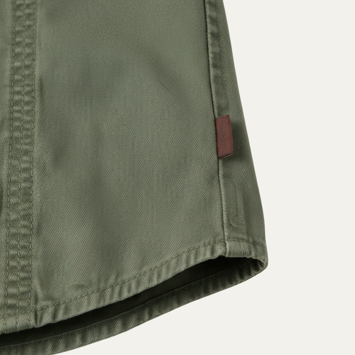 The Ashton Ridge Men’s Solid Color Multi Pocket Cotton Cargo Shirt