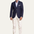 Navy Blue & White