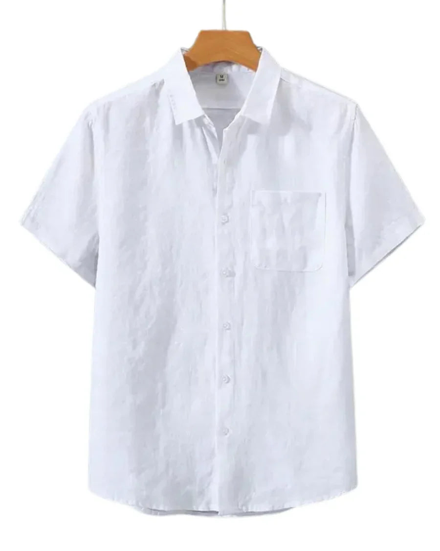 The Marin Men's Classic Linen Button Up Shirt