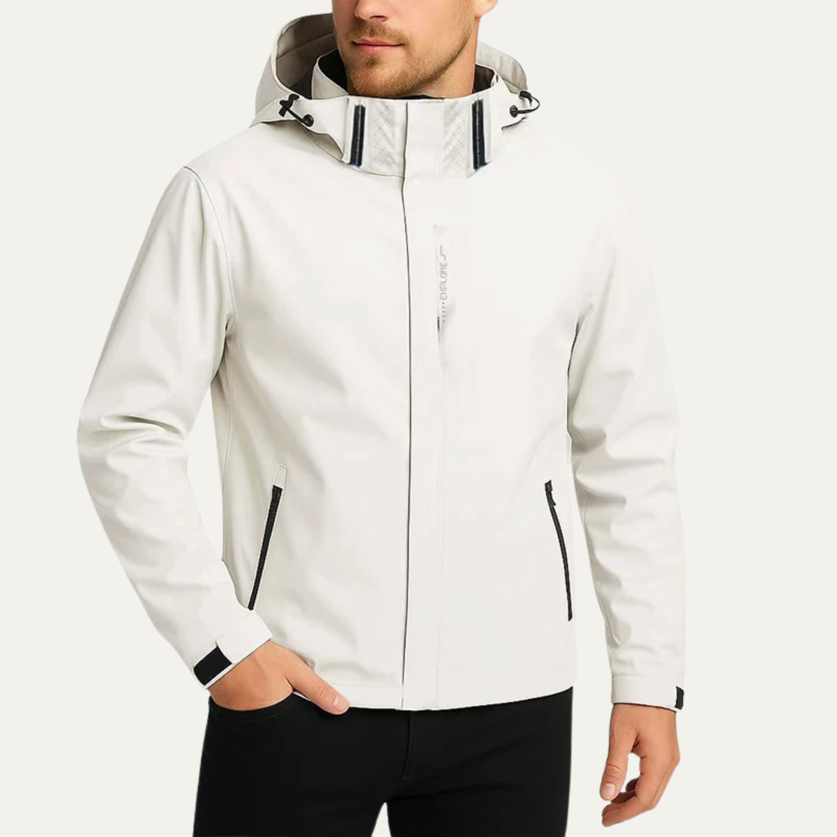 The Oldstone Waterproof Rain Jacket – Windproof Hooded Outdoor Hiking Coat