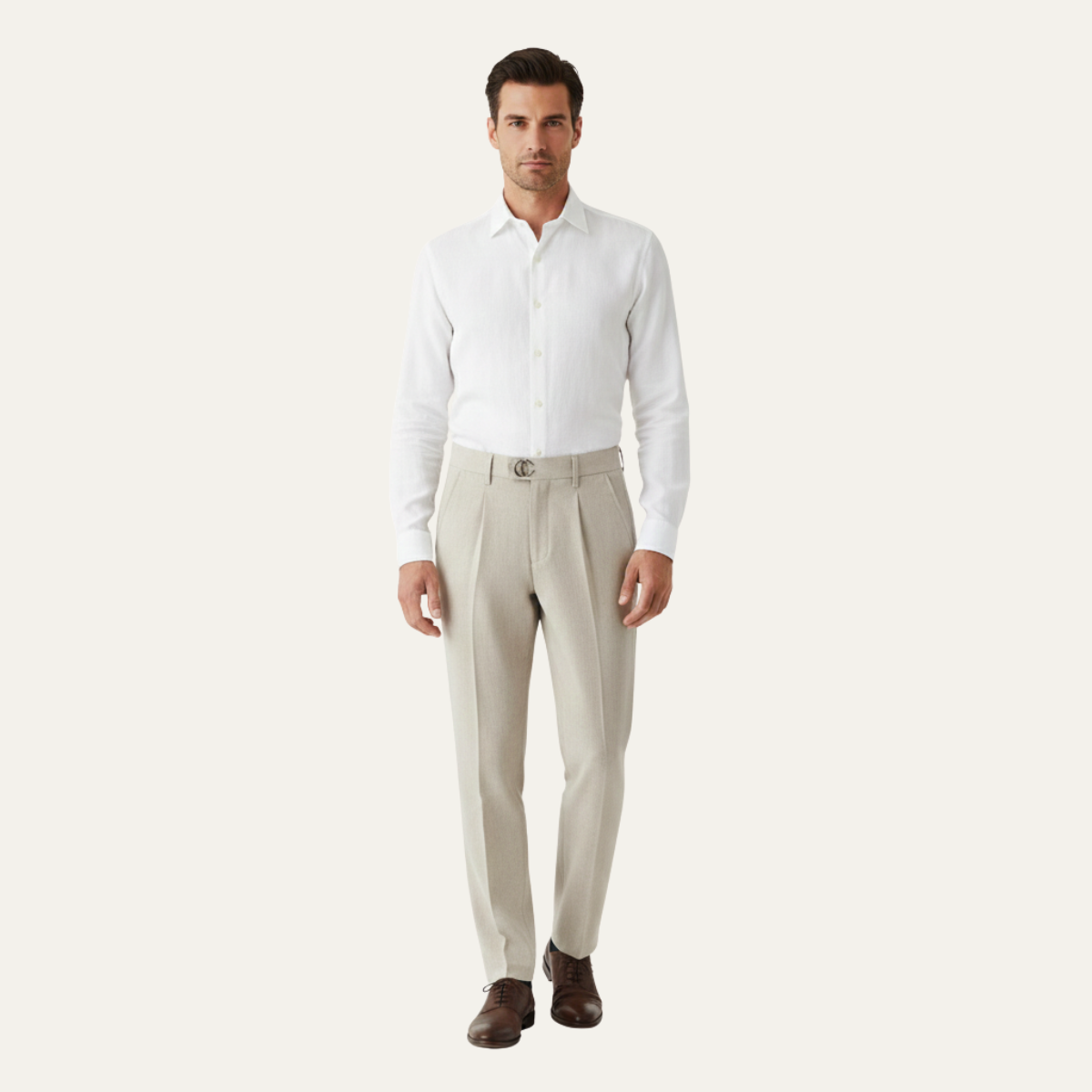The Northshore Men’s Slim Fit Pleated Linen Dress Pants