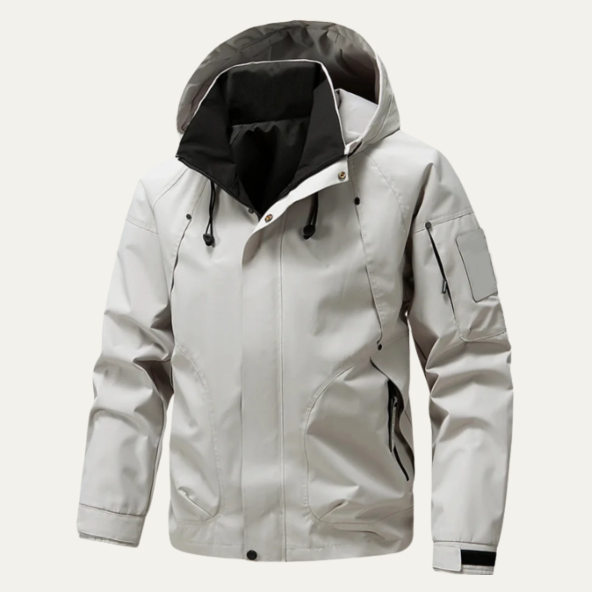 The Everfort Waterproof Rain Jacket – Windproof Hooded Outdoor Coat