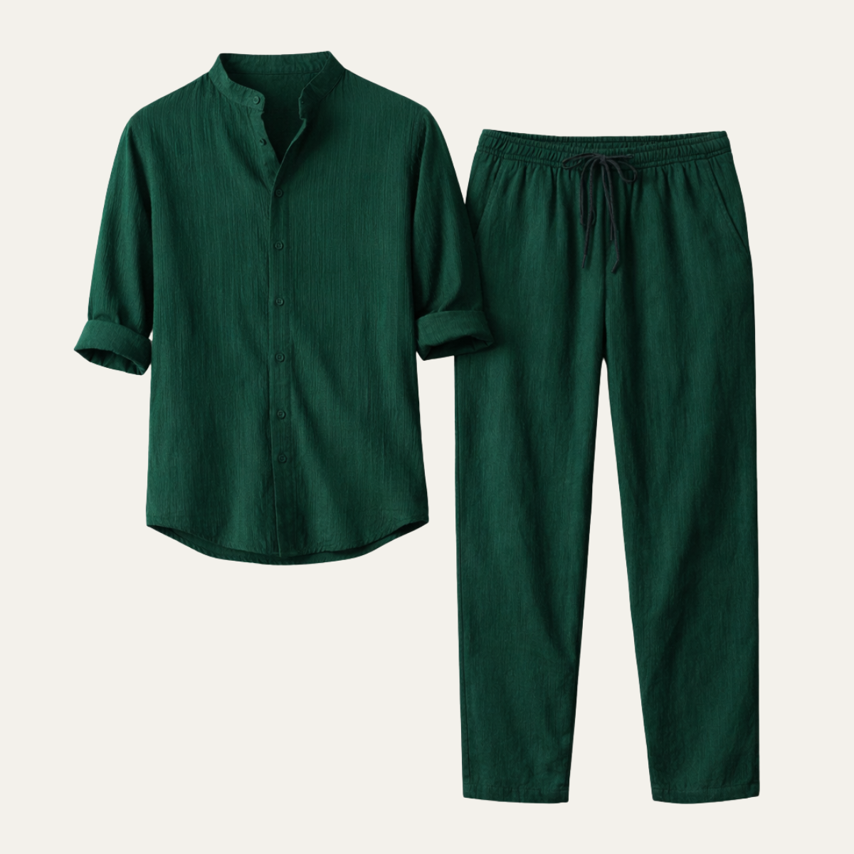 The Marble Arch  Men’s Summer Casual Set – Shirt &amp; Trousers