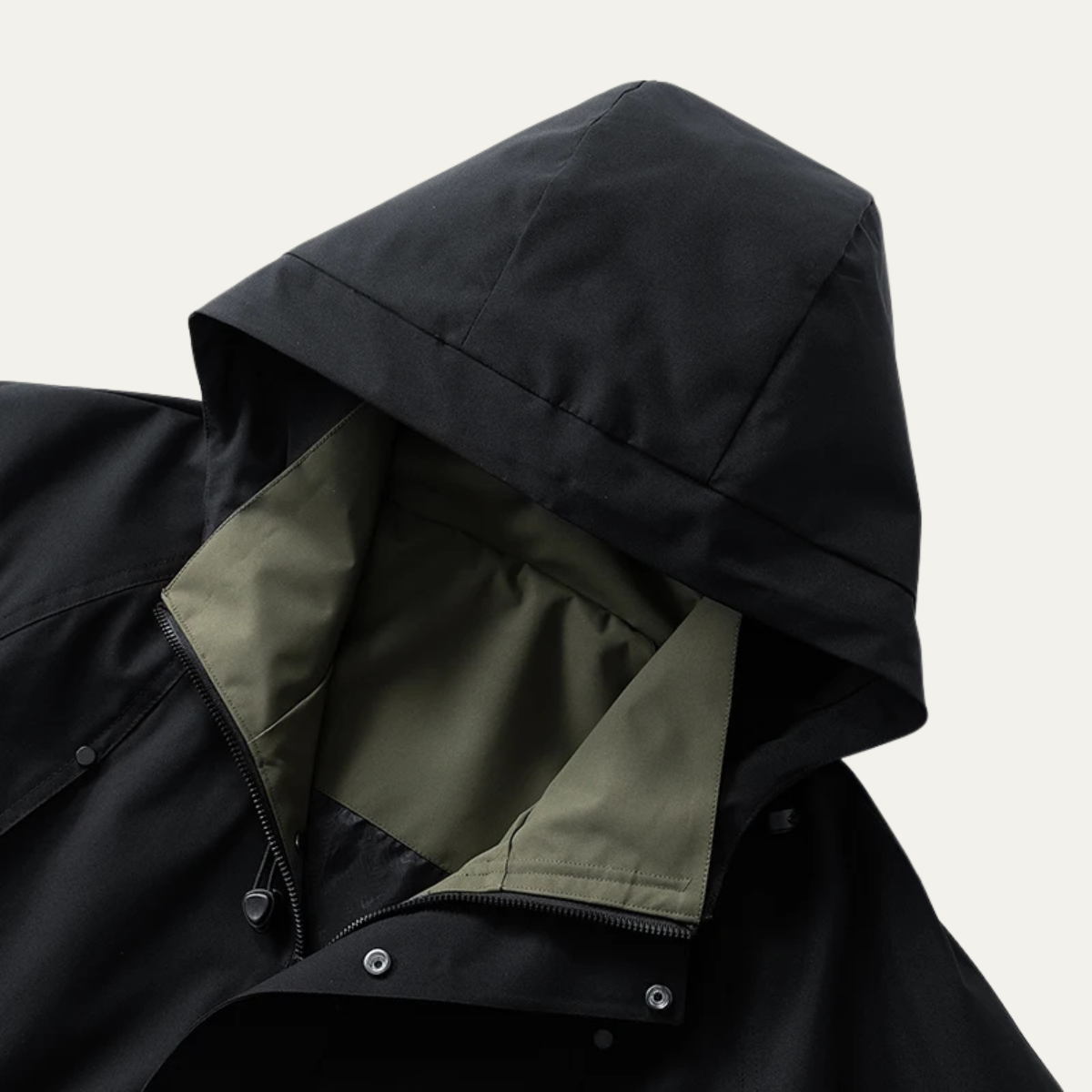 The Everfort Waterproof Rain Jacket – Windproof Hooded Outdoor Coat