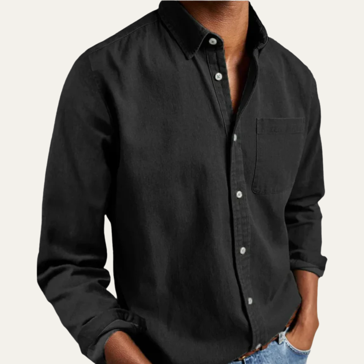 The Ovada Men's Casual Long Sleeve Shirt