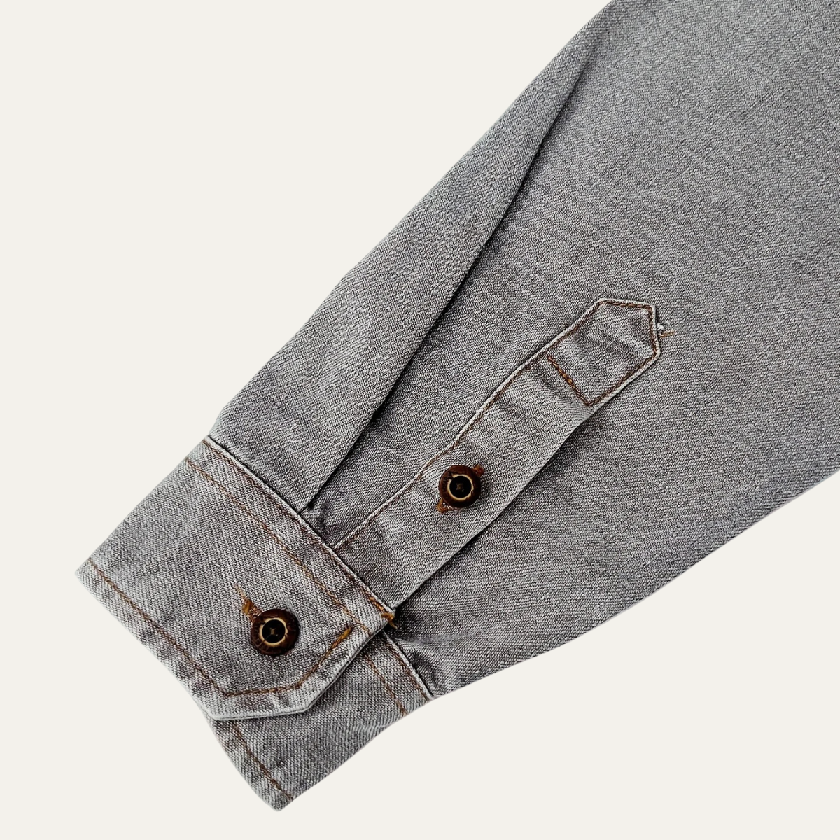 The Millridge Men’s Casual Denim Shirt with Double Pockets
