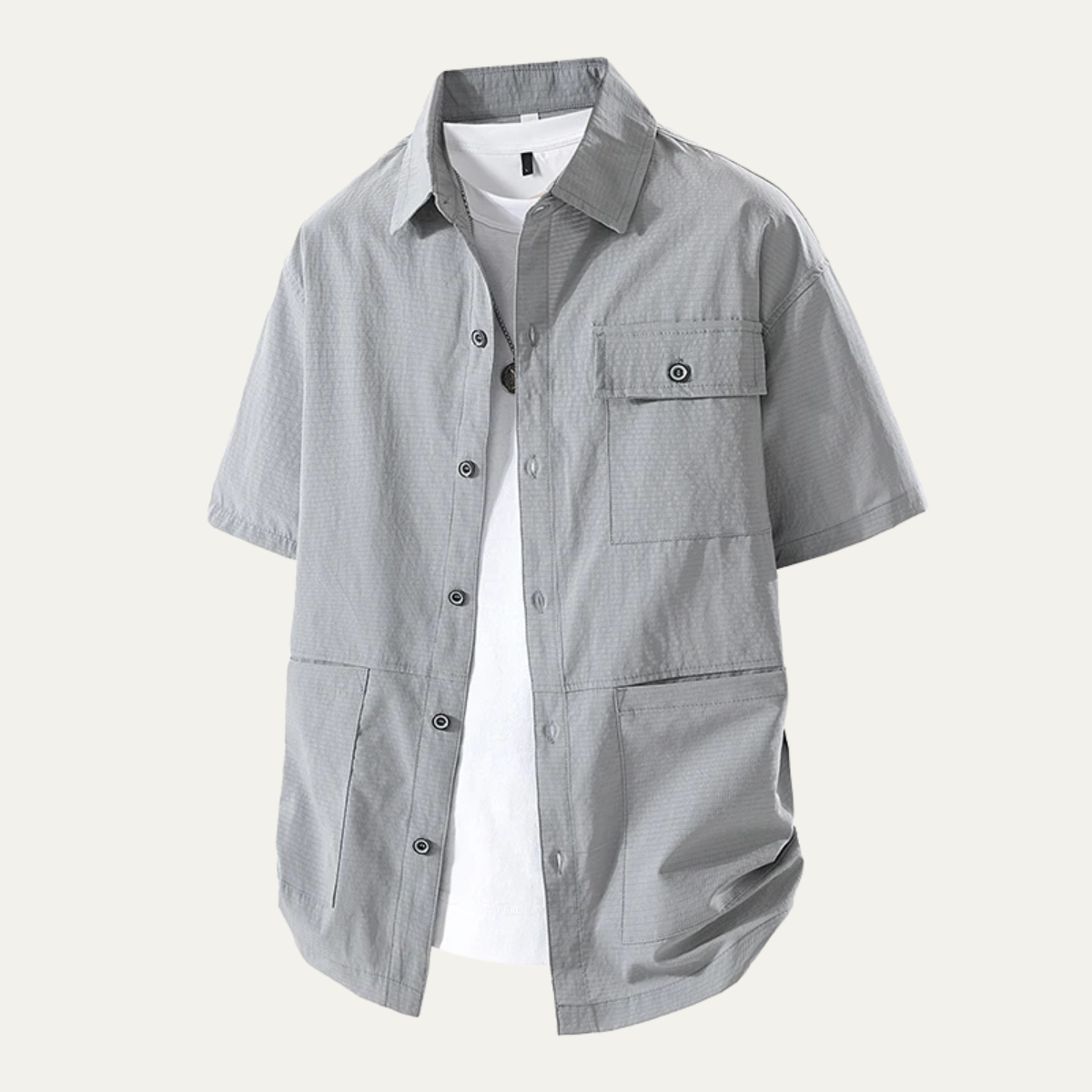 The Vernazza Men’s Casual Lightweight Button Down Shirt