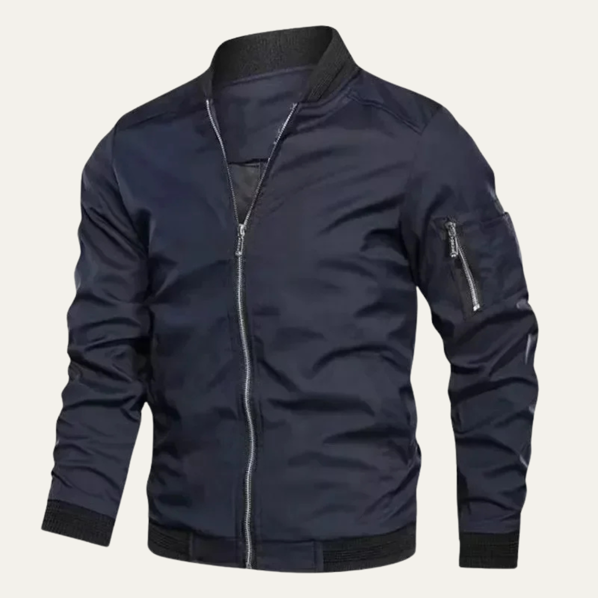 The Tuscany Men’s Casual Zip Up Lightweight Bomber Jacket