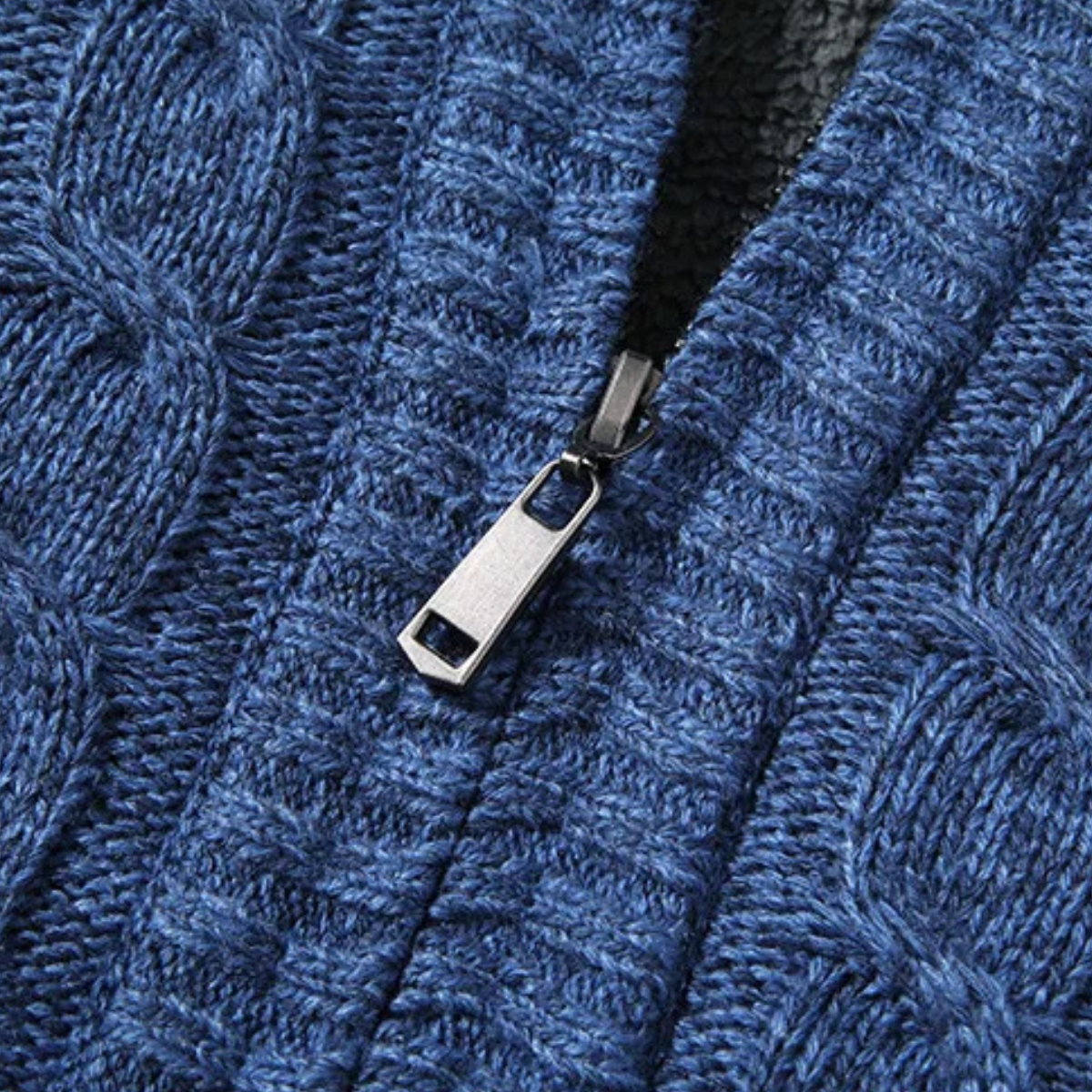 The Wentworth Men’s Thick Wool Fleece Cardigan