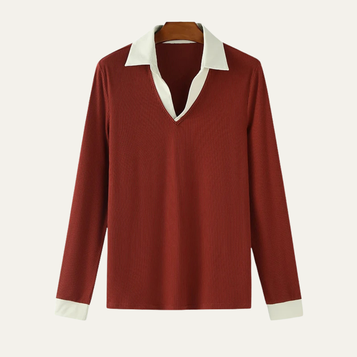 The Stromboli Men’s Slim Fit Casual Knit Patchwork Shirt